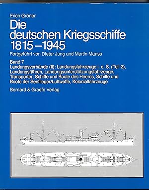 Die Deutschen Kriegsschiffe 1815-1945 Band 7 Landungsverbande