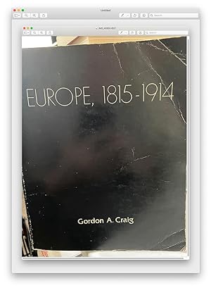 Seller image for Europe, 1815-1914 for sale by Morrison Books