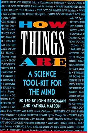 Image du vendeur pour HOW THINGS ARE A Science Tool-Kit for the Mind mis en vente par Z-A LLC