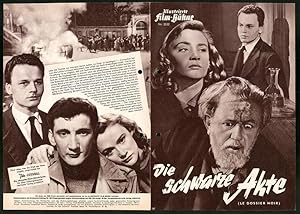 Seller image for Filmprogramm IFB Nr. 3532, Die schwarze Akte, Bernard Blier, Danile Delorme, Paul Frankeur, Regie: Andr Cayatte for sale by Bartko-Reher