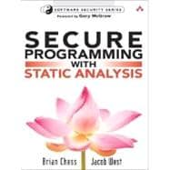 Imagen del vendedor de Secure Programming with Static Analysis a la venta por eCampus