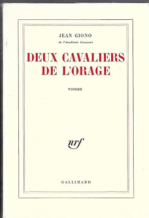 Seller image for Deux cavaliers de l'orage Roman for sale by LES TEMPS MODERNES