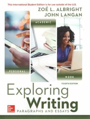 Exploring Writing: Paragraphs and Essays, International Edition, 9781260547740