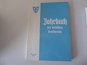 Bild des Verkufers fr Jahrbuch des baltischen Deutschtums Band XXX 1983. Softcover zum Verkauf von Deichkieker Bcherkiste