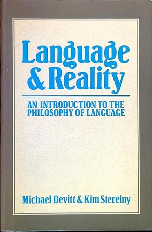 Imagen del vendedor de Language and Reality: Introduction to the Philosophy of Language a la venta por Librodifaccia