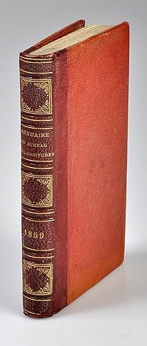 Annuaire pour l'An 1859, publié par le Bureau des Longitudes.