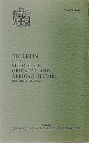 Bulletin of The School of Oriental and African Studies XLVI Part 3 (1983)