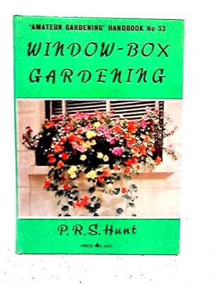 Bild des Verkufers fr Window Box Gardening zum Verkauf von World of Rare Books