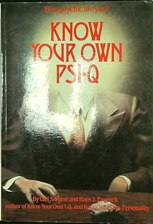 Imagen del vendedor de Know yor own PSI-Q a la venta por Librodifaccia