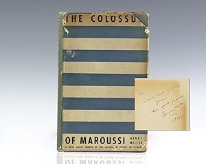 Immagine del venditore per The Colossus of Maroussi. venduto da Raptis Rare Books
