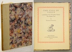 Bild des Verkufers fr THE VIRGIL OF VENUS a rendering of the Pervigilium Veneris into English verse. zum Verkauf von Francis Edwards ABA ILAB