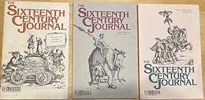 Image du vendeur pour The Sixteenth Century Journal Summer 1986, 1987, Spring 1991 Lot of 3 issues Vols. XVII, XVIII, XXII mis en vente par biblioboy