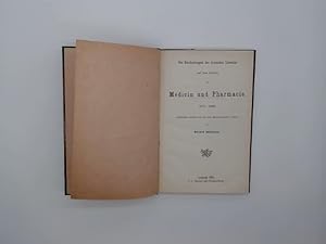 Die Erscheinung der deutschen Literatur auf dem Gebiete der Medicin und Pharmacie. 1876-1880.