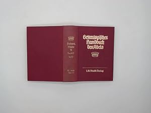 Bild des Verkufers fr Bearb.) Genealogisches Handbuch der Freiherrlichen Huser B Band II. zum Verkauf von Buchschloss