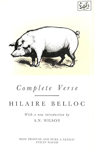 Image du vendeur pour Complete Verse: Hilaire Belloc mis en vente par M Godding Books Ltd