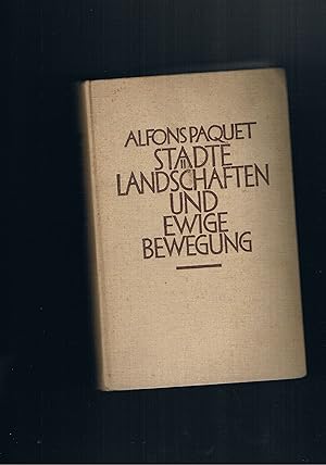 Seller image for Stdte Landschaften und ewige Bewegung for sale by manufactura