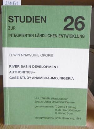 Imagen del vendedor de River Basin Development Authorities: Case Study Anambra-Imo, Nigeria. a la venta por Versandantiquariat Trffelschwein
