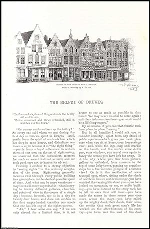 Imagen del vendedor de The Belfry of Bruges. An original article from the English Illustrated Magazine, 1884. a la venta por Cosmo Books