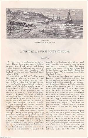 Image du vendeur pour A Visit in a Dutch Country House, Parts 1 and 2. An original article from the English Illustrated Magazine, 1887. mis en vente par Cosmo Books