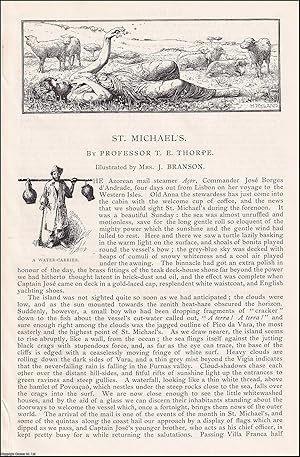 Bild des Verkufers fr St. Michael's; Island of the Portuguese Azores. An original article from the English Illustrated Magazine, 1890. zum Verkauf von Cosmo Books