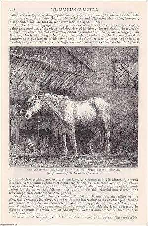 Image du vendeur pour William James Linton, Engraver, Poet and Political Writer. An original article from the English Illustrated Magazine, 1891. mis en vente par Cosmo Books