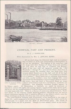 Bild des Verkufers fr Chiswick, Past and Present. An original article from the English Illustrated Magazine, 1891. zum Verkauf von Cosmo Books