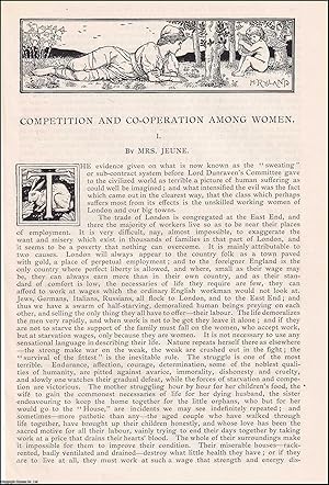 Seller image for Competition and Co-operation among Women; and the 'Sweating System'. An original article from the English Illustrated Magazine, 1890. for sale by Cosmo Books