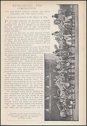 Seller image for Rehearsing the Coronation : How the King's Famous Creams are being prepared for the great event. An uncommon original article from the Harmsworth London Magazine, 1902. for sale by Cosmo Books