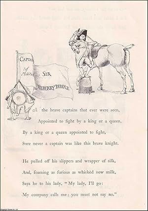 Seller image for Captain Sir Dilberry Diddle; a Poem illustrated by Hugh Thomson. An original article from the English Illustrated Magazine, 1887. for sale by Cosmo Books