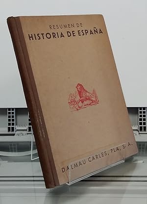 Imagen del vendedor de Resumen de la historia de Espaa (tercer grado) a la venta por Librera Dilogo