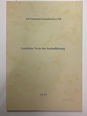 Seller image for Geistliche Texte der Seelenfhrung for sale by Koinonia-Oriens Bookseller