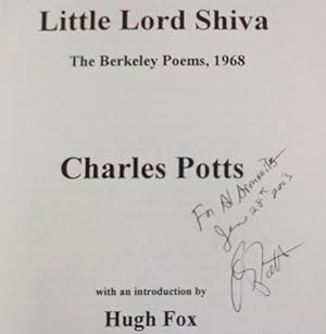 Seller image for Little Lord Shiva (Inscribed to Al Aronowitz) for sale by Derringer Books, Member ABAA