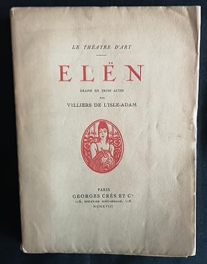 Imagen del vendedor de Eln. Drame en trois Actes. dition dcore de compositions originales dessines et graves sur bois par Louis JOU. Portrait de l'auteur grav sur bois par L. Perrichon. a la venta por ABC - Eric Girod