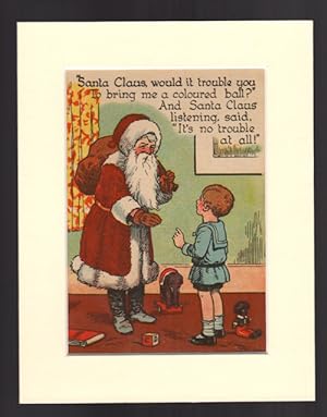 A Visit From Santa Claus [Mounted Illustation from High Jinks]