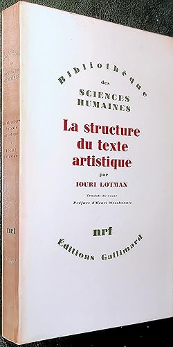 Imagen del vendedor de La Structure du texte artistique a la venta por Le Chemin des philosophes