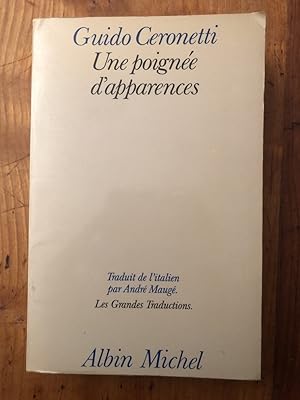 Seller image for Une poigne d'apparences for sale by Librairie des Possibles