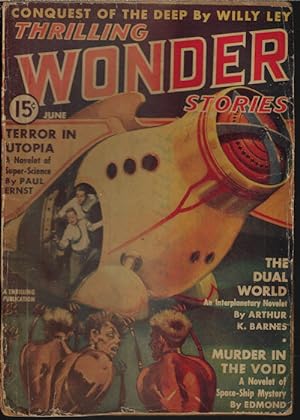 Bild des Verkufers fr THRILLING WONDER Stories: June 1938 zum Verkauf von Books from the Crypt