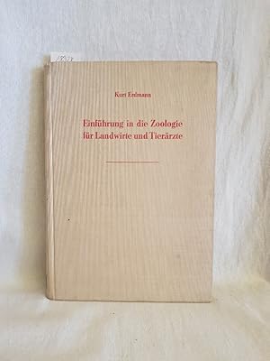 Seller image for Einfhrung in die Zoologie fr Landwirte und Tierrzte. for sale by Versandantiquariat Waffel-Schrder