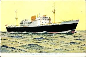 Seller image for Ansichtskarte / Postkarte Dampfer Escalante, Royal Mail Lines, Frachtschiff for sale by akpool GmbH