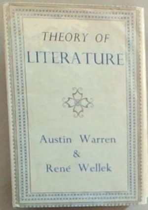 Bild des Verkufers fr Theory of Literature zum Verkauf von Chapter 1