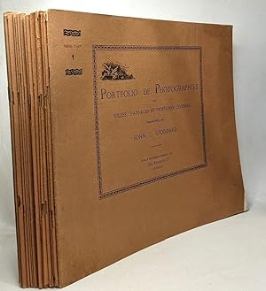 Portfolio de photographies des villes paysages et peintures célèbres rassemblées par John L. Stod...