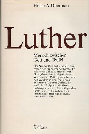 Bild des Verkufers fr Luther : Mensch zwischen Gott und Teufel. zum Verkauf von Versandantiquariat Nussbaum