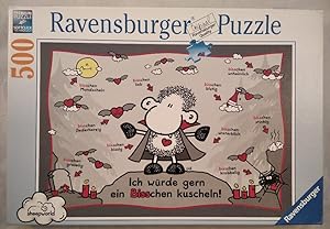 Ravensburger 14150 - sheepworld: Ich würde gern ein BISSchen kuscheln [500 Teile Puzzle]. Achtung...