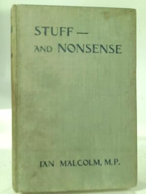 Imagen del vendedor de Stuff- and Nonsense; A Book of War Verses. a la venta por World of Rare Books