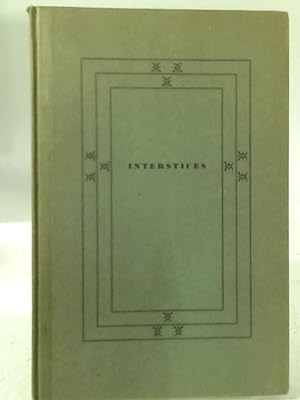 Imagen del vendedor de Interstices a la venta por World of Rare Books