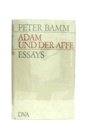 Bild des Verkufers fr Adam und Der Affe, Essays zum Verkauf von World of Rare Books