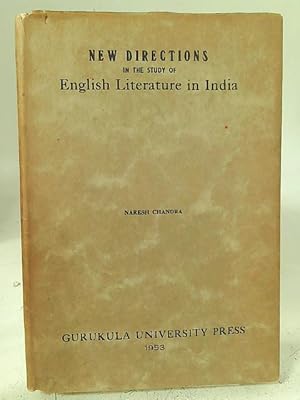 Seller image for New Directions in the Study of English Literature in India. for sale by World of Rare Books