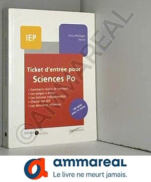 Bild des Verkufers fr Ticket d'entre pour Sciences Po zum Verkauf von Ammareal