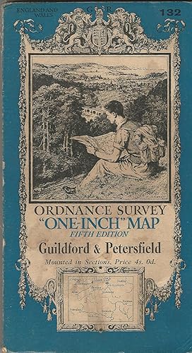 Ordnance Survey "One-Inch" Map - Guildford & Petersfield - Sheet 132