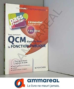 Imagen del vendedor de Tous concours QCM d'entre dans la fonction publique a la venta por Ammareal